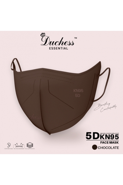 FACE MASK EARLOOP KN95 - CHOCOLATE